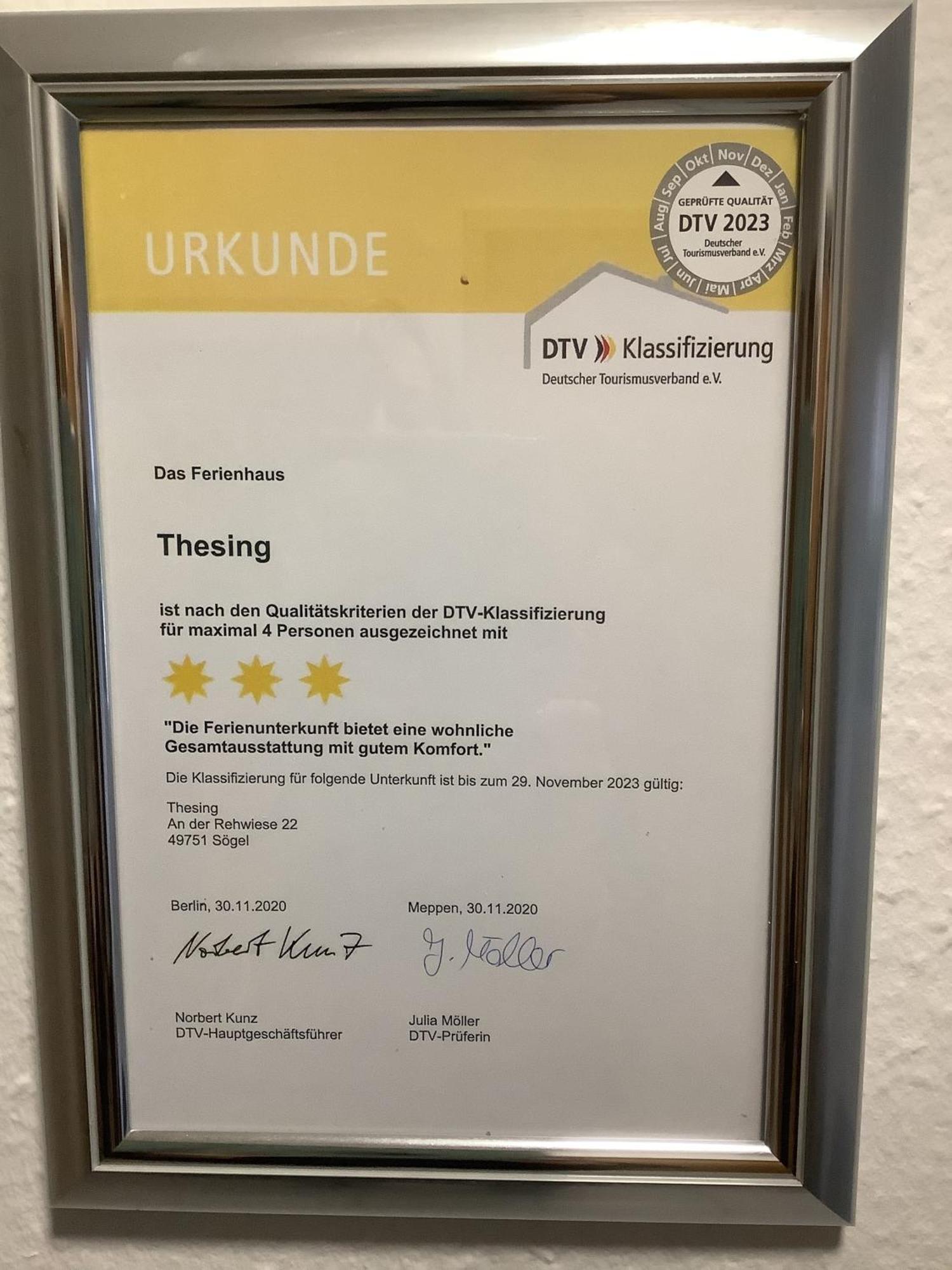Ferienhaus Thesing Sögel Exteriör bild
